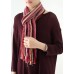 red winter women warm scarf National style knit scarves