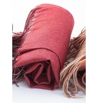 dark red women warm scarves warm rectangle big shawl